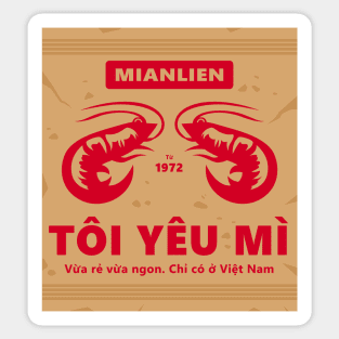 Vietnamese Instant Noodles 2 Shrimp Sticker